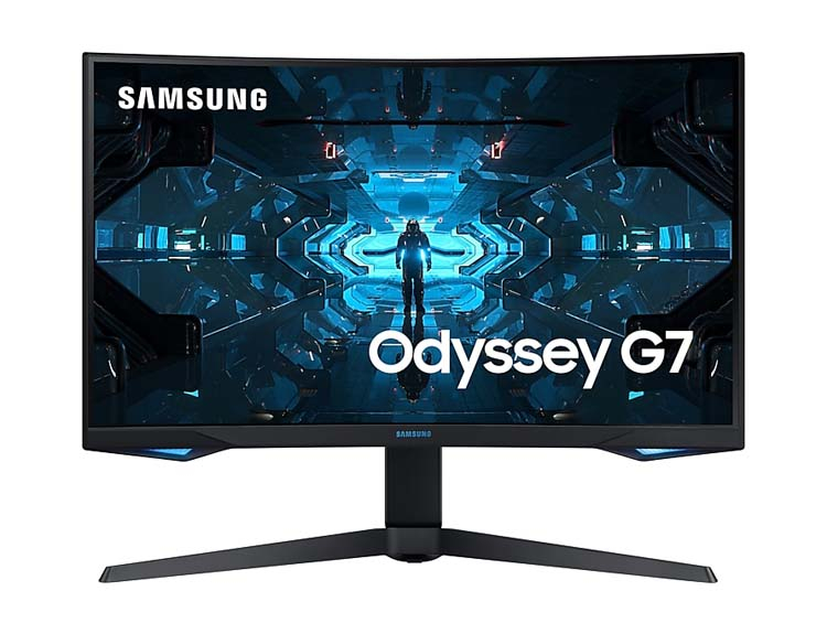 Samsung lança monitor Odyssey G7 poderoso e côncavo para jogadores