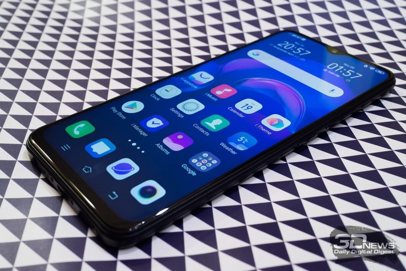 vivo Y19, вид спереди