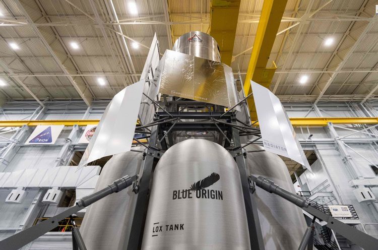 Полномасштабный макет лунного модуля (Blue Origin)