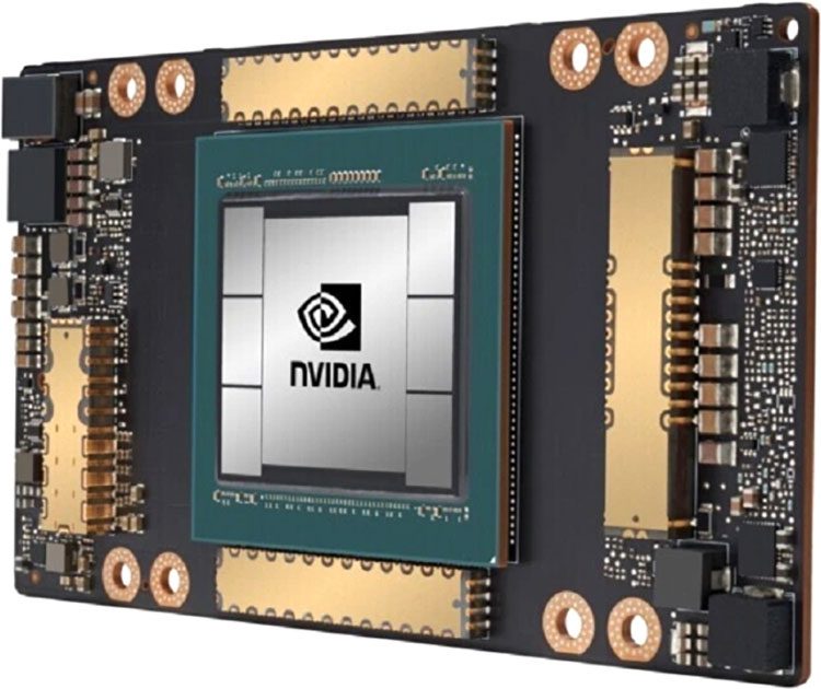 Чип NVIDIA A100 насчитывает 54 млрд транзисторов