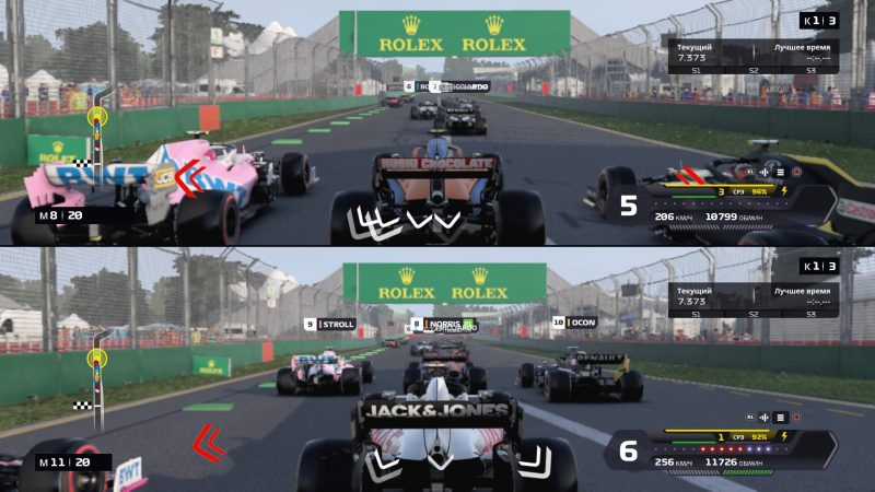 Одно из нововведений F1 2020 ― игра на разделённом экране! Как там говорится про «всё новое»?