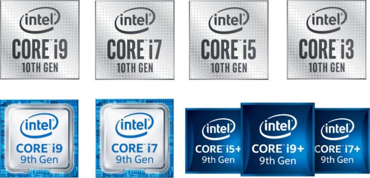 Старые логотипы Intel
