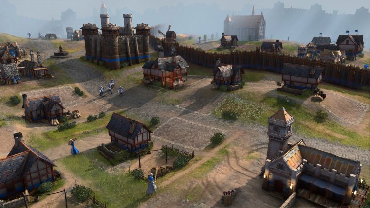 Английский город в Age of Empires IV