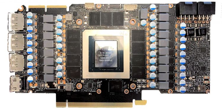 Референсный дизайн платы NVIDIA PG132 для модели GeForce RTX 3090