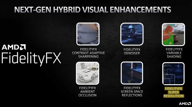 Super Resolution как часть набора технологий визуального улучшения AMD FidelityFX