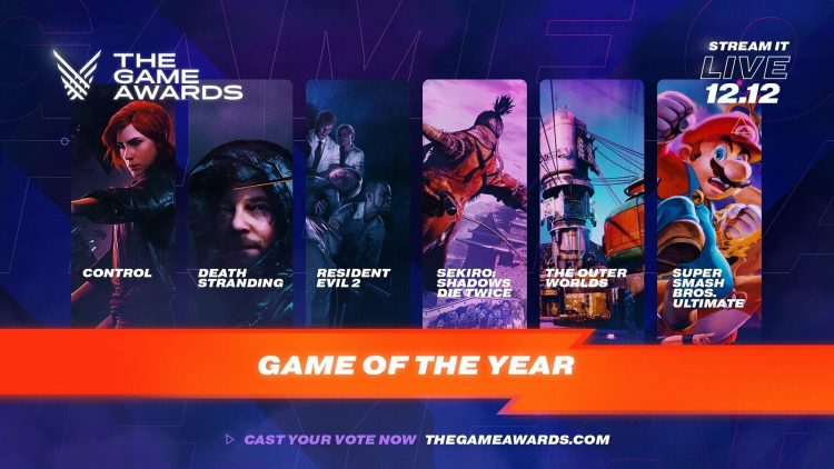 Номинанты на звание лучшей игры года по версии The Game Awards 2019